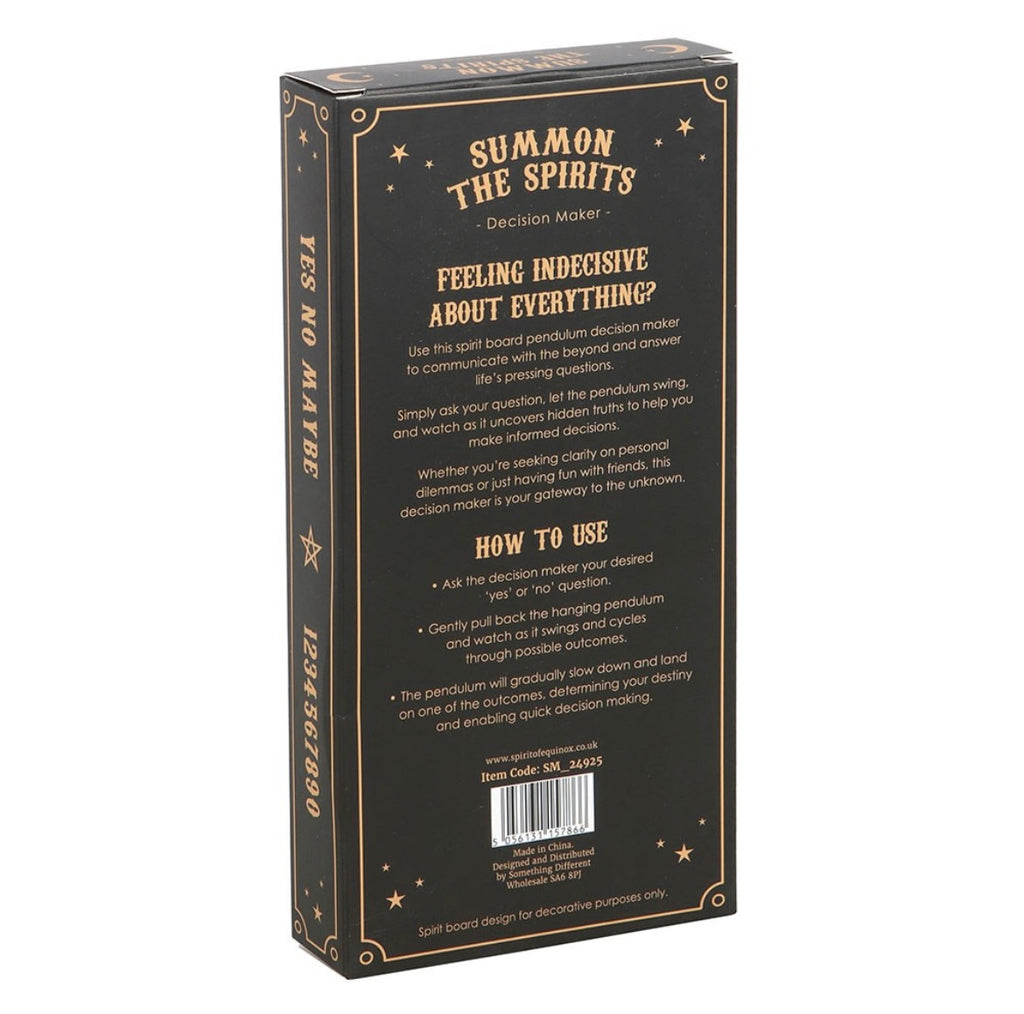 SUMMON THE SPIRITS PENDULUM DECISION MAKER