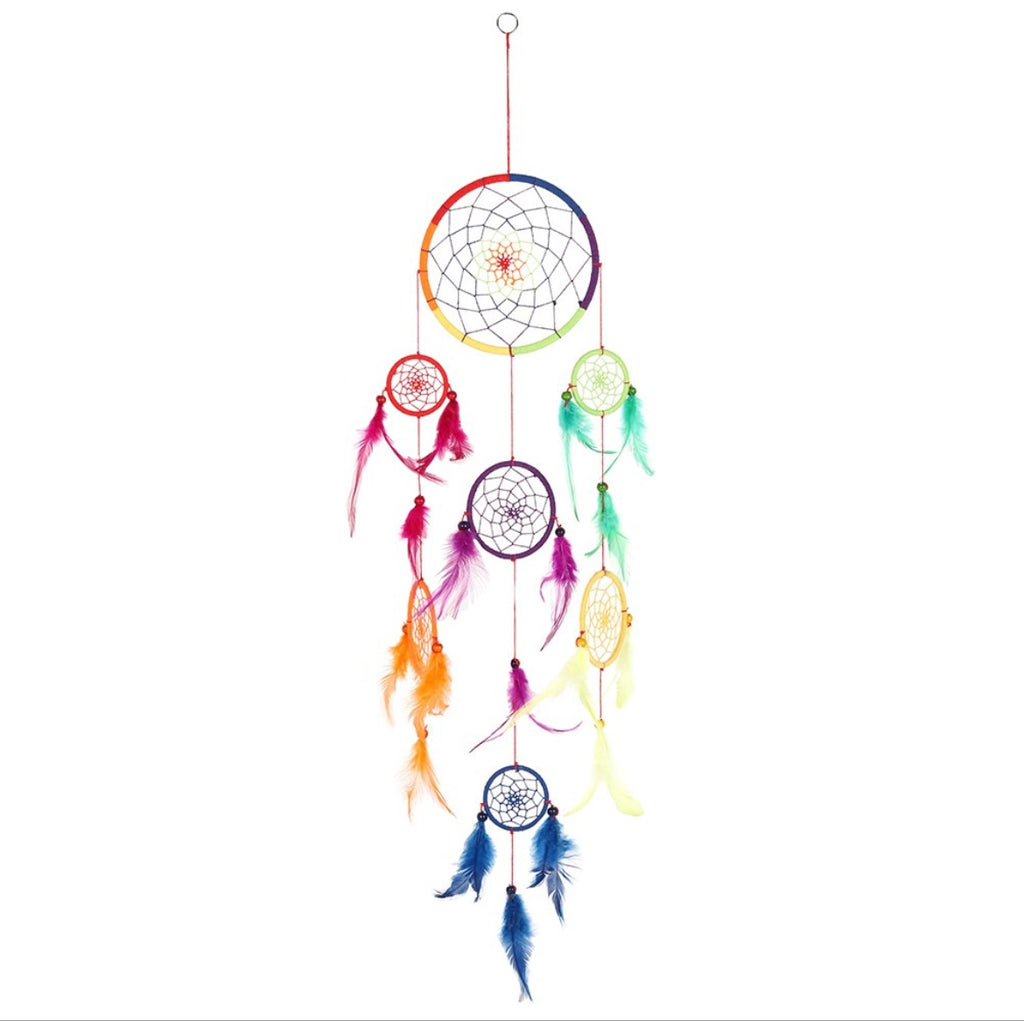 90CM RAINBOW DREAMCATCHER