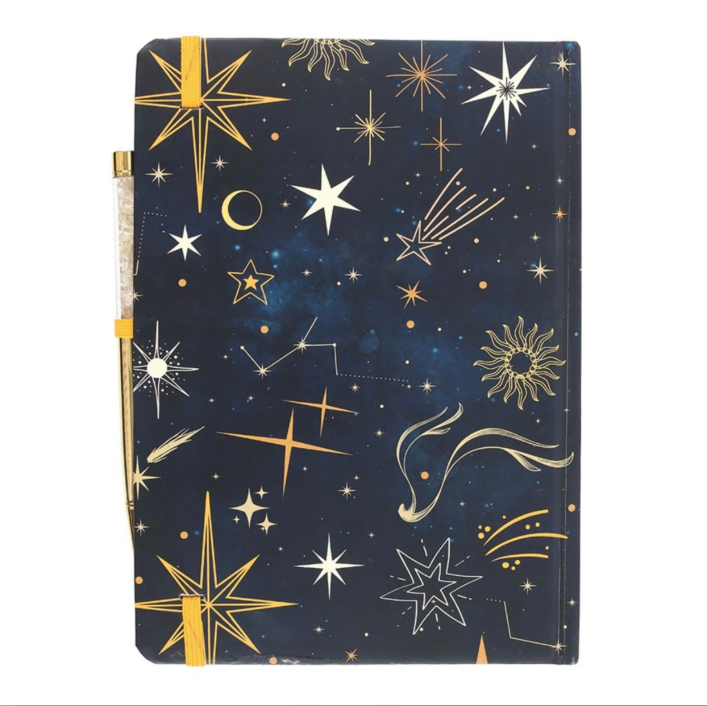 LEAVE A LITTLE SPARKLE A5 NOTEBOOK WITH CITRINE PEN