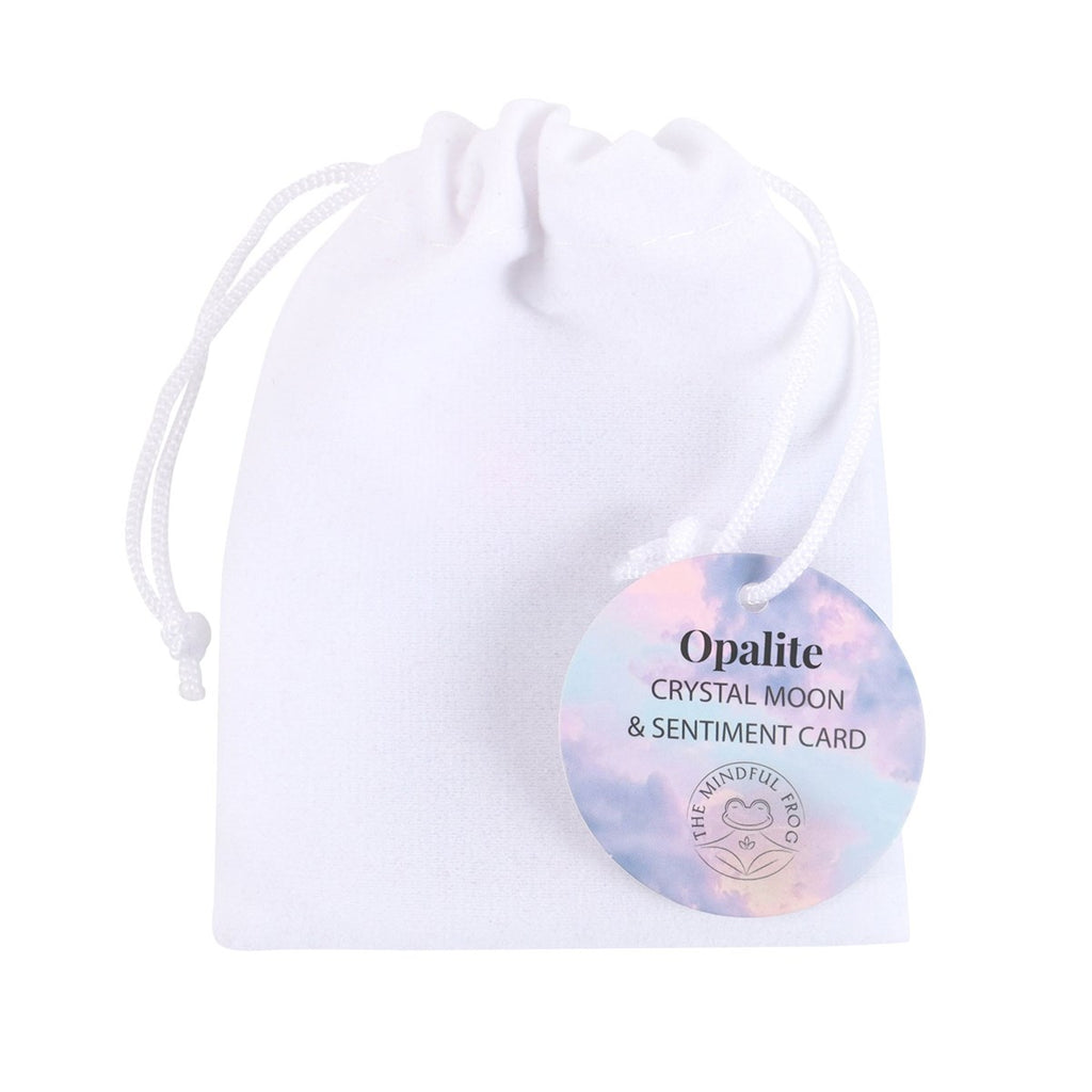 Stay Wild Moon Child Opalite Crystal Moon